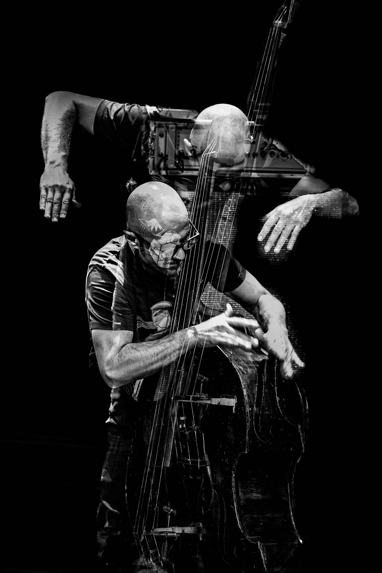 Manolo Cabras avec Manuel Hermia Festival Like A Jazz Machine Dudelange _Photographie de concert noir et blanc